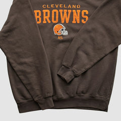 Cleveland Browns NFL 2000s Pullover Sweatshirt - Brown Vintage for sale