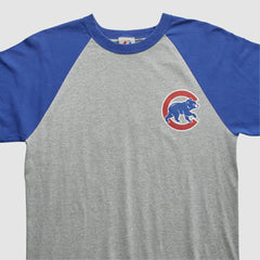 Chicago Cubs Majestic 2000s T-shirt - Heather Gray Vintage