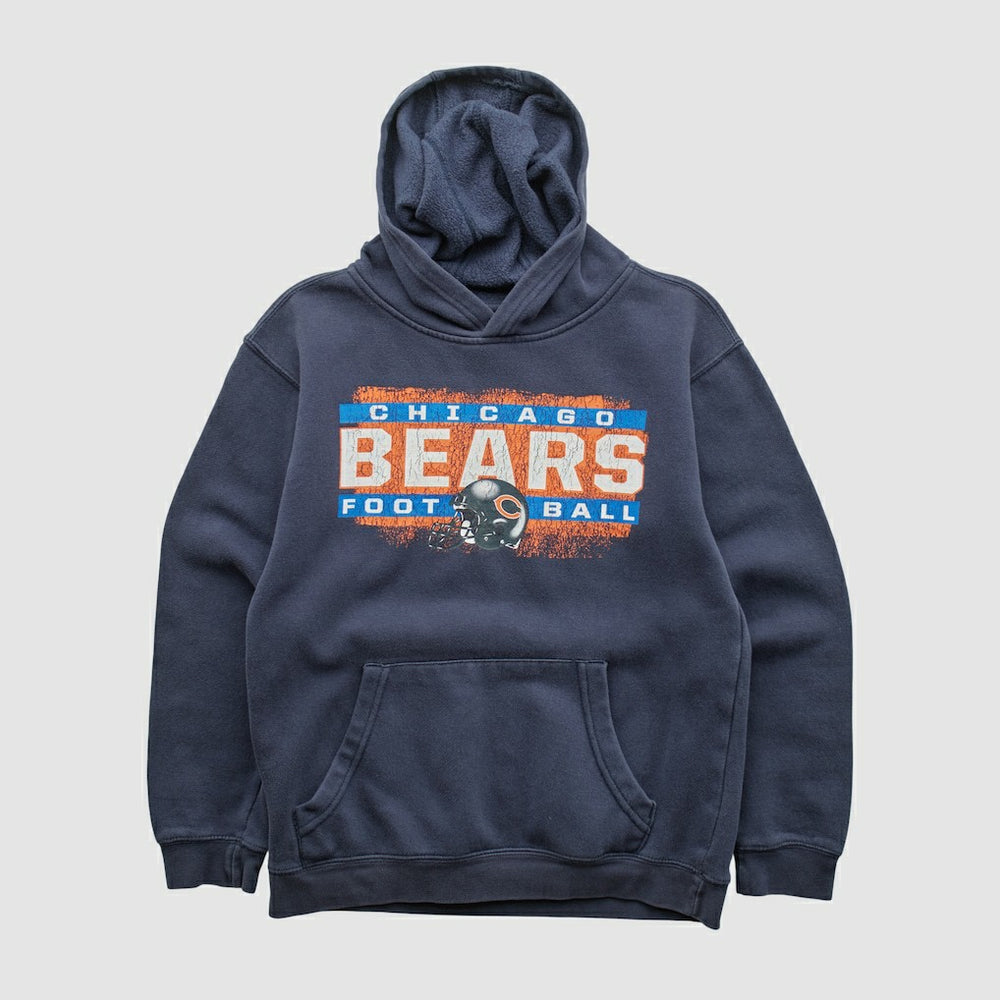 Chicago Bears NFL 2010s Hooded Pullover Sweatshirt - Navy Vintage sale