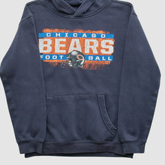 Chicago Bears NFL 2010s Hooded Pullover Sweatshirt - Navy Vintage sale