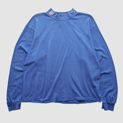 New England Patriots Champion 90s Long Sleeve T-shirt - Blue Vintage online