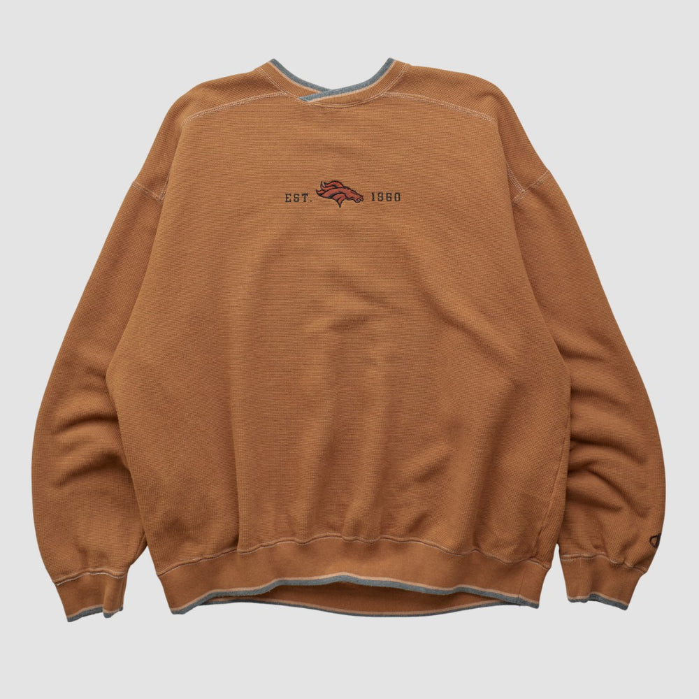 Denver Broncos Champion 2000s Pullover Sweatshirt - Clay Vintage discount