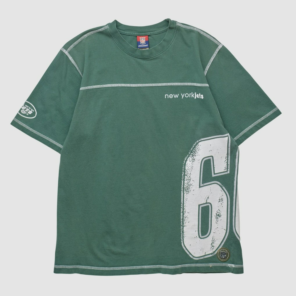 New York Jets Reebok 2000s T-shirt - Green Vintage on sale