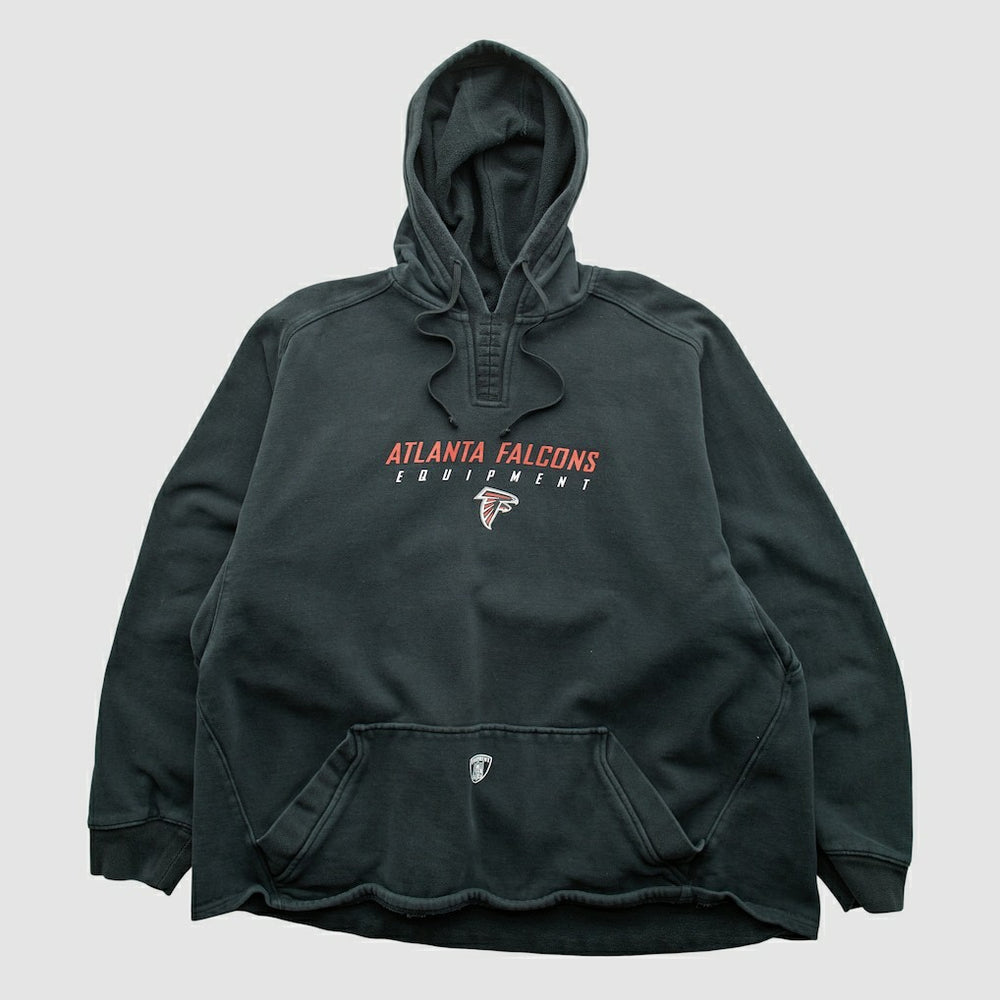 Atlanta Falcons Reebok 2000s Hooded Pullover Sweatshirt - Black Vintage cheap