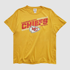 Kansas City Chiefs NFL 2010s T-shirt - Yellow Vintage on sale
