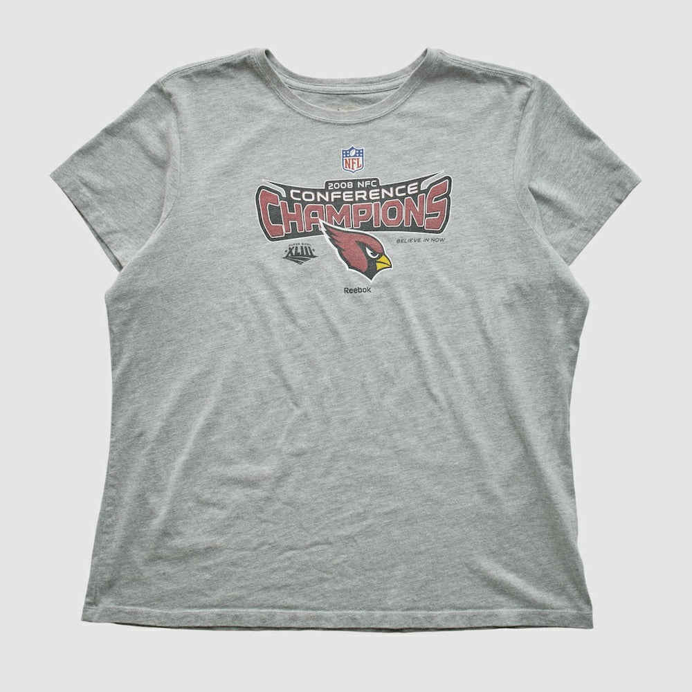 Arizona Cardinals Reebok 2008 T-shirt - Heather Gray Vintage discount