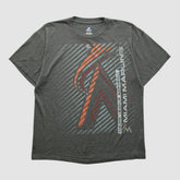 Miami Marlins Majestic 2000s T-shirt - Dark Heather Gray Vintage