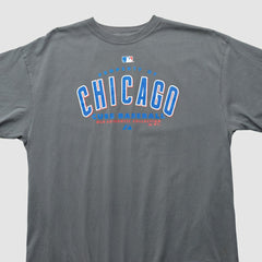 Chicago Cubs Majestic 2000s T-shirt - Gray Vintage