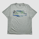 Super Bowl XLIII NFL 2009 T-shirt - Heather Gray Vintage sale