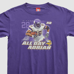 Adrian Peterson NFL 2000s Long Sleeve T-shirt - Purple Vintage sale