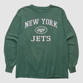 New York Jets NFL 2000s Long Sleeve T-shirt - Green Vintage online