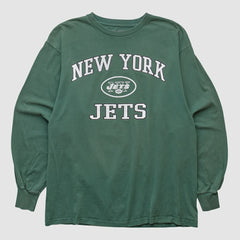 New York Jets NFL 2000s Long Sleeve T-shirt - Green Vintage online