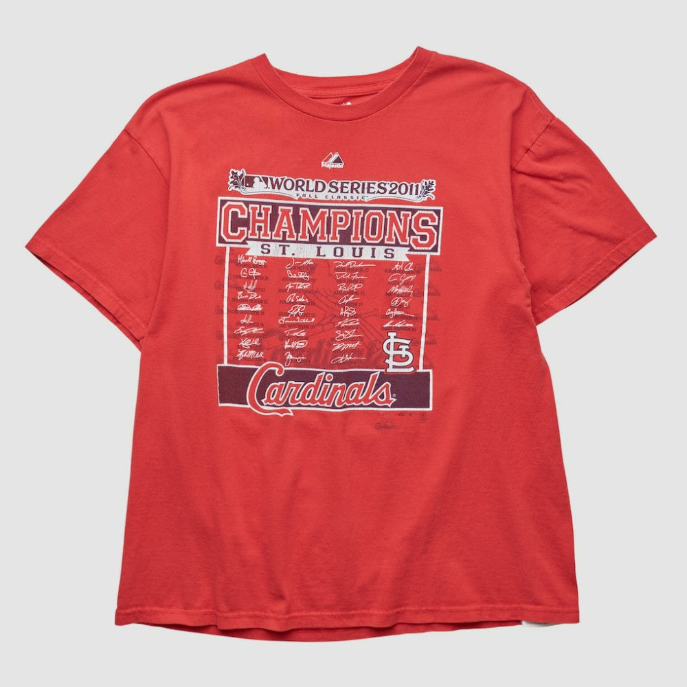 St. Louis Cardinals Majestic 2011 T-shirt - Red Vintage