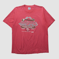 San Francisco 49ers Trench 90s T-shirt - Red Vintage online