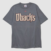 Arizona Diamondbacks Majestic 2010s T-shirt - Charcoal Vintage