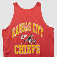 Kansas City Chiefs Russell 90s Tank - Red Vintage outlet