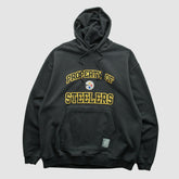 Pittsburgh Steelers Reebok 2000s Hooded Pullover Sweatshirt - Black Vintage discount