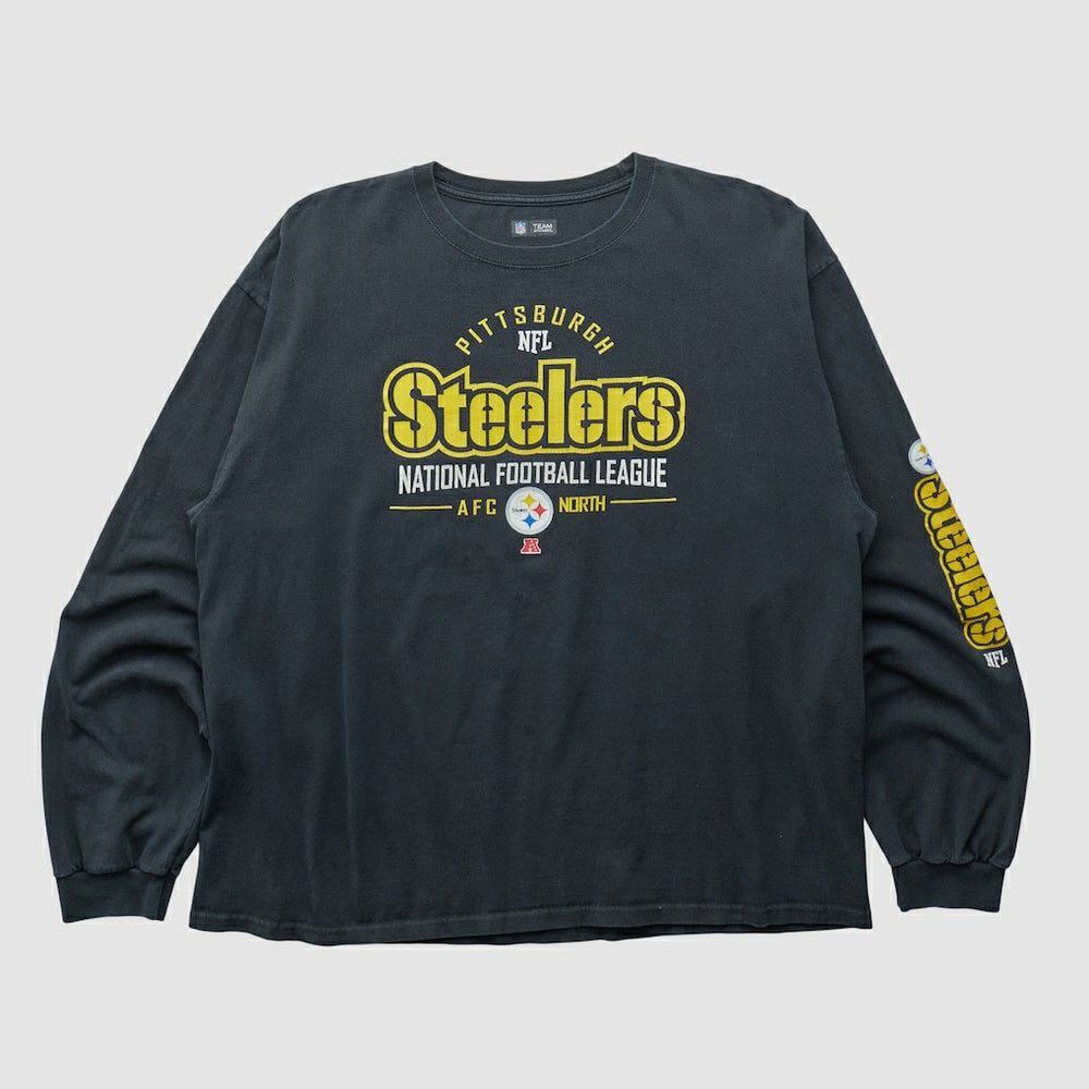 Pittsburgh Steelers NFL 2010s Long Sleeve T-shirt - Black Vintage for sale