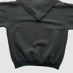 Kansas City Chiefs Dodger 90s Hooded 1/4 Zip Sweatshirt - Black Vintage for sale