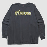 Minnesota Vikings NFL 2000s Long Sleeve T-shirt - Black Vintage cheap