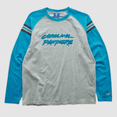 Carolina Panthers Reebok 2000s Long Sleeve T-shirt - Heather Gray Vintage cheap