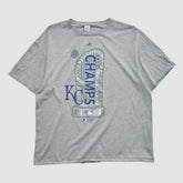Kansas City Royals Majestic 2015 T-shirt - Heather Gray Vintage