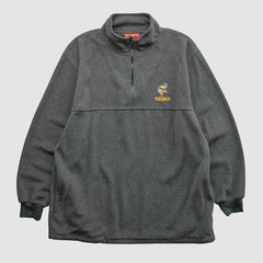 Minnesota Vikings NFL 2000s 1/4 Zip Sweatshirt - Dark Heather Gray Vintage outlet