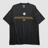 Pittsburgh Steelers Reebok 2000s T-shirt - Black Vintage sale