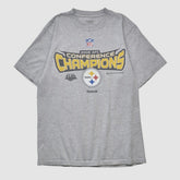 Conference Champions Reebok 2008 T-shirt - Heather Gray Vintage for sale