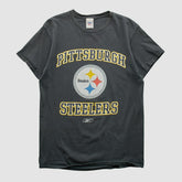 Pittsburgh Steelers Reebok 2000s T-shirt - Black Vintage on sale