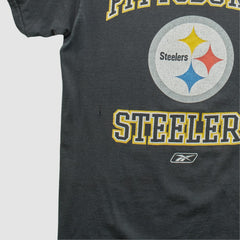 Pittsburgh Steelers Reebok 2000s T-shirt - Black Vintage on sale