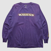 Baltimore Ravens NFL 2010s Long Sleeve T-shirt - Purple Vintage for sale