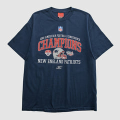 New England Patriots Reebok 2001 T-shirt - Navy Vintage cheap