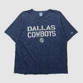 Dallas Cowboys Champion 90s T-shirt - Navy Vintage sale