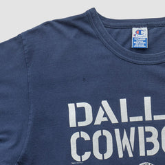 Dallas Cowboys Champion 90s T-shirt - Navy Vintage sale
