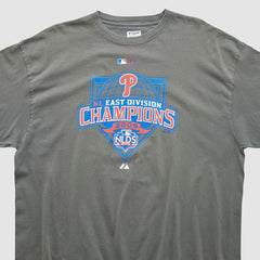 Philadelphia Phillies Majestic 2009 T-shirt - Gray Vintage