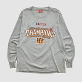 Cincinnati Bengals NFL 2005 Long Sleeve T-shirt - Heather Gray Vintage discount