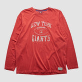 New York Giants Reebok 2000s Long Sleeve T-shirt - Red Vintage sale