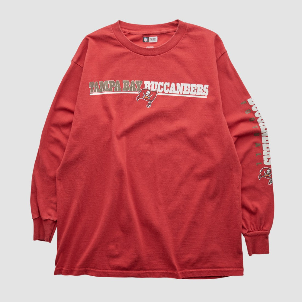 Tampa Bay Buccaneers NFL 2010s Long Sleeve T-shirt - Red Vintage outlet