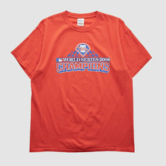 Philadelphia Phillies Gildan 2008 T-shirt - Red Vintage