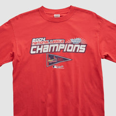 St. Louis Cardinals Anvil 2004 Long Sleeve T-shirt - Red Vintage