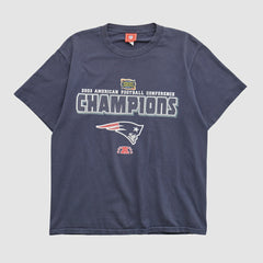 New England Patriots NFL 2003 T-shirt - Navy Vintage for sale