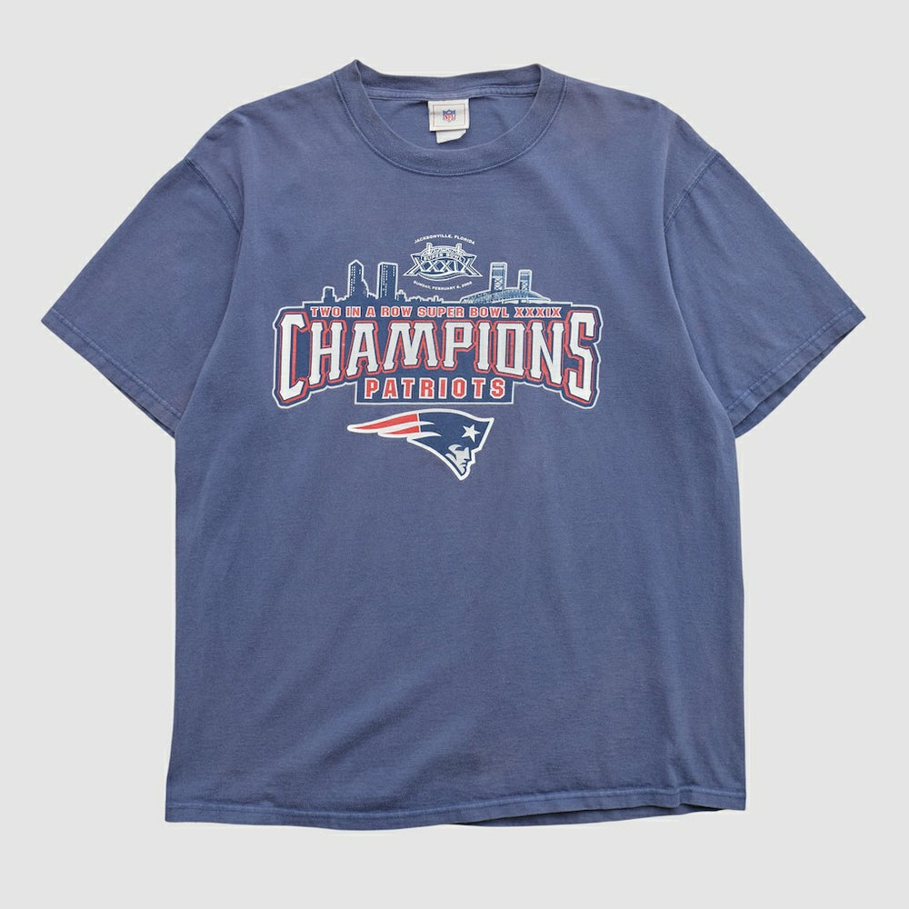 New England Patriots NFL 2005 T-shirt - Blue Vintage online