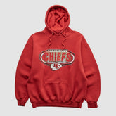 Kansas City Chiefs Logo Athletic 90s Hooded Pullover Sweatshirt - Red Vintage outlet