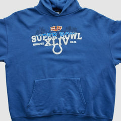Indianapolis Colts NFL 2010 Hooded Pullover Sweatshirt - Blue Vintage outlet