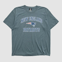 New England Patriots NFL 2010s T-shirt - Dark Heather Gray Vintage discount