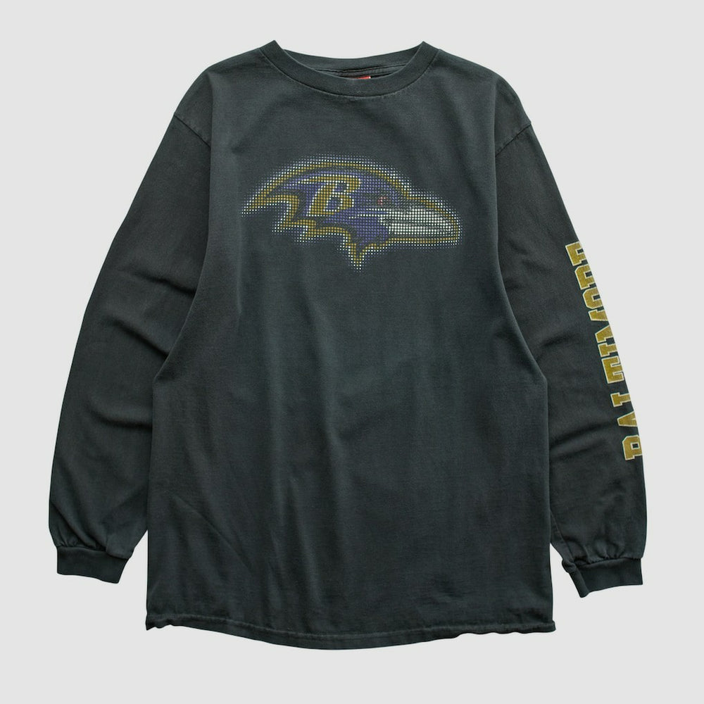Baltimore Ravens NFL 2000s Long Sleeve T-shirt - Black Vintage for sale