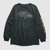 Baltimore Ravens NFL 2000s Long Sleeve T-shirt - Black Vintage for sale