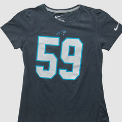 Carolina Panthers 2010s T-shirt - Black Vintage on sale