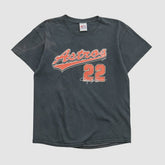 Houston Astros True Fan 2000s T-shirt - Black Vintage